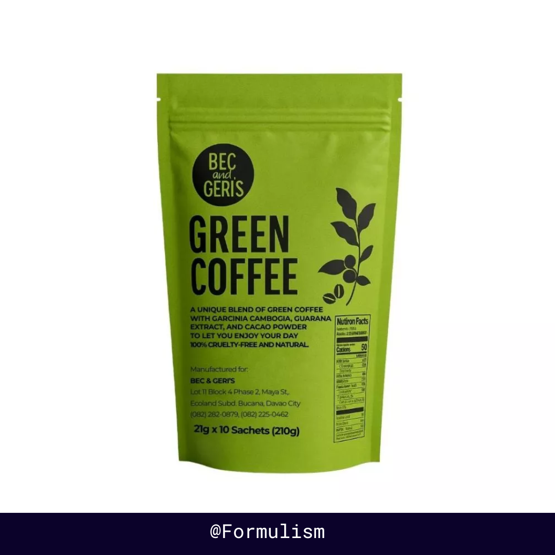 Green Coffee 210g Plant Based