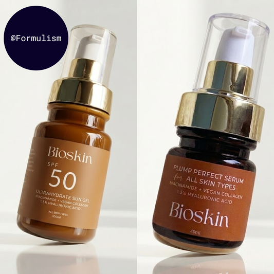 Bioskin Set 1 : Plump Perfect Serum + Ultrahydrate Sun Gel 100ml SPF50 PA+++