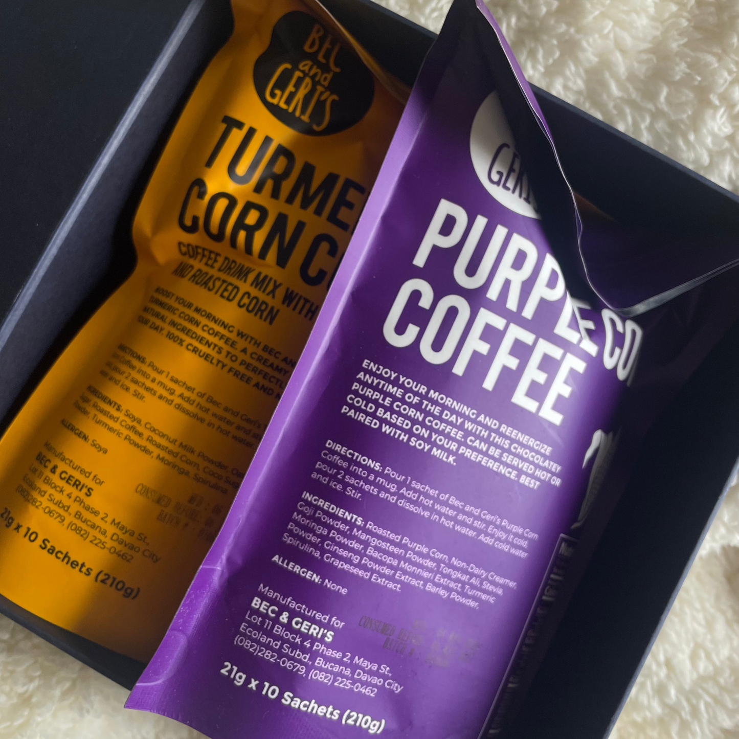 Coffee Set: Purple Corn + Turmeric Corn